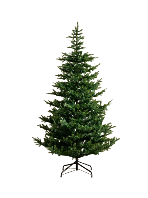 9' Vorbeleuchteter Kunstbaum aus norwegischer Fichte