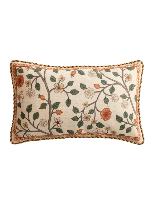 Eleganter rechteckiger Vintage-Kissenbezug
