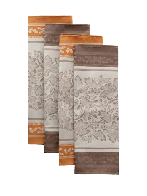 Woodland Fall Jacquard-Servietten, 4er-Set 
