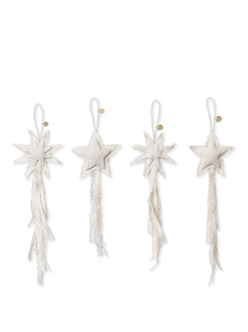 Vela Sternornamente – 4er-Set – Natur