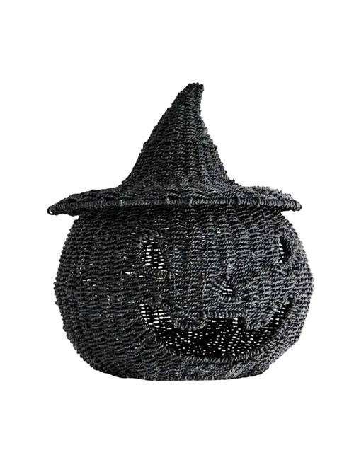 Happy Haunting Seagrass & Metal Pumpkin, 17