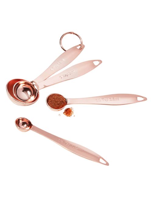 Kupfer-Messlöffel, 4er-Set