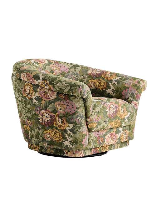 Jeane Gwendolyn Tapestry Rolled-Edge Drehstuhl