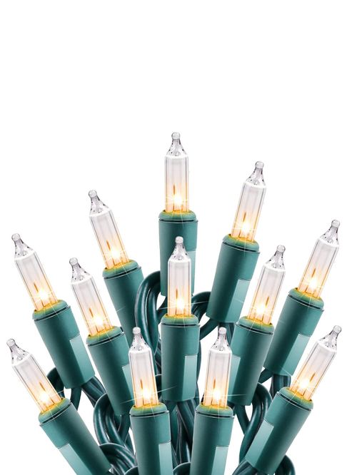 Minetom Klare Weihnachtslichterketten, 100 Stück 