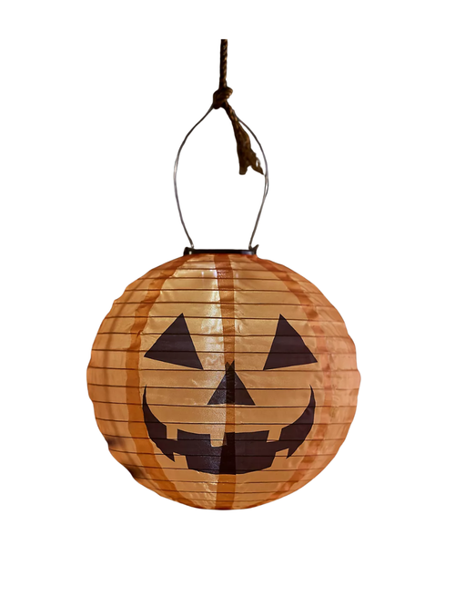 Jack-O'-Lantern Solar-LED-Kugellaterne
