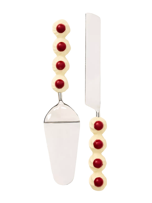 Weihnachtskuchen-Servierset