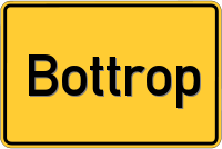 Ortsschild von Bottrop