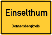 Ortsschild von Einselthum