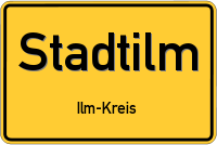 Ortsschild von Stadtilm