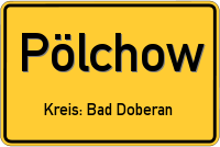Ortsschild von Pölchow