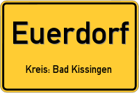 Ortsschild von Euerdorf