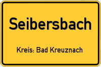 Ortsschild von Seibersbach