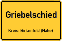 Ortsschild von Griebelschied