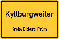 Ortsschild von Kyllburgweiler