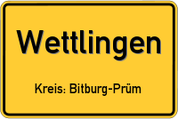 Ortsschild von Wettlingen