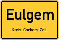 Ortsschild von Eulgem