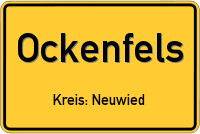 Ortsschild von Ockenfels