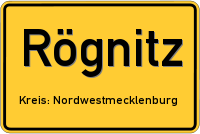 Ortsschild von Rögnitz