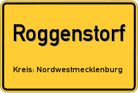 Ortsschild von Roggenstorf