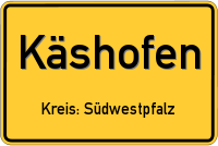 Ortsschild von Käshofen