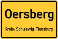 Ortsschild von Oersberg