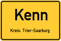 Ortsschild von Kenn