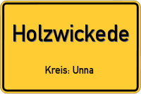 Ortsschild von Holzwickede