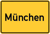 Ortsschild: München