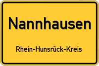 Ortsschild von Nannhausen