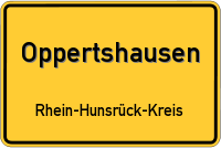 Ortsschild von Oppertshausen