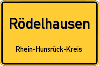 Ortsschild von Rödelhausen