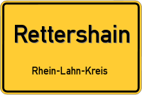 Ortsschild von Rettershain