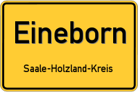 Ortsschild von Eineborn