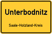 Ortsschild von Unterbodnitz