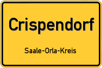 Ortsschild von Crispendorf