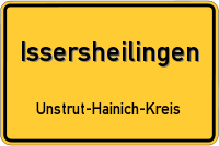 Ortsschild von Issersheilingen