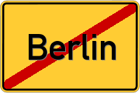 Ortsschild: Berlin