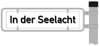 Strassenschild vom In der Seelacht