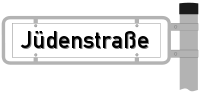 Schild Jüdenstraße