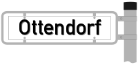 Strassenschild vom Ottendorf