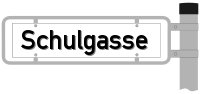 Schild Schulgasse