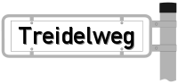 Schild Treidelweg