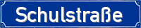 Straßenschild: Schulstraße